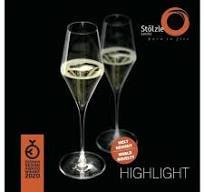 Set pahare fluta sampanie 290 ml Stolzle Highlight